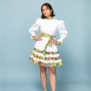 CeliaB White Harbour Cotton Dress